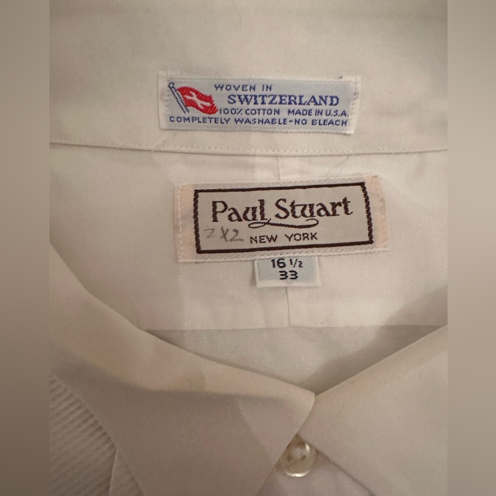 Paul Stuart men’s tuxedo? Shirt